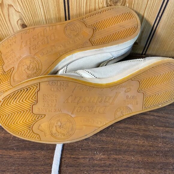HTF Diesel Beat Ween Low Men\'s Sz 12 Happy Hours Sneakers‎ Almond color EUC main image 11